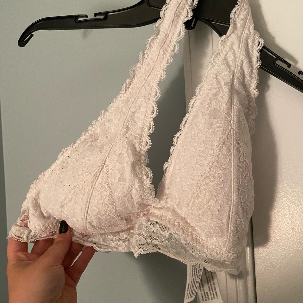 Gilly Hicks White Lace Bralette